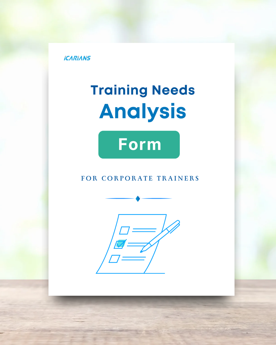 Training Needs Analysis Form